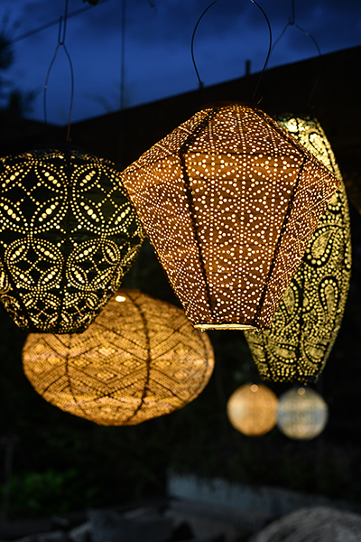 Indoor/Outdoor LED Lantern - Balloon Shape