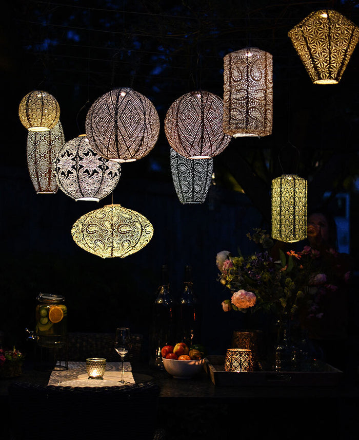 Indoor/Outdoor LED Lantern - Balloon Shape