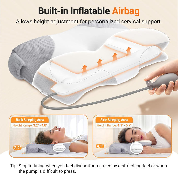 💤 Inflatable Cervical Neck Pillow