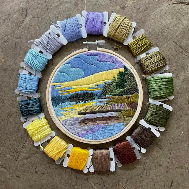 Kate Wyatt Fine Art - DIY Embroidery Kit - 5 inch