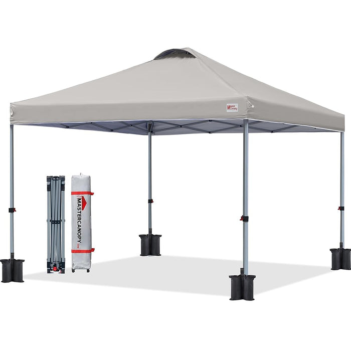 Leisure Sports Durable Pop-Up Canopy Tent with Sidewall - 8x8, 10x10