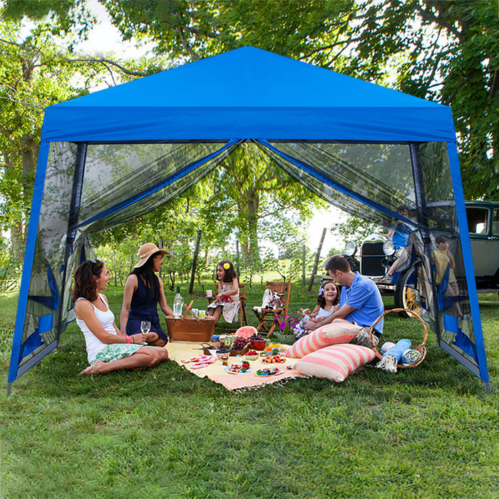 Leisure Sports Stable Pop-Up Canopy Tent with Mosquito Netting - 8x8, 10x10, 11x11