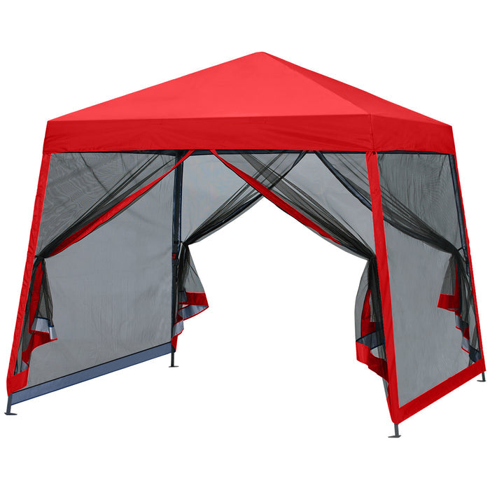 Leisure Sports Stable Pop-Up Canopy Tent with Mosquito Netting - 8x8, 10x10, 11x11