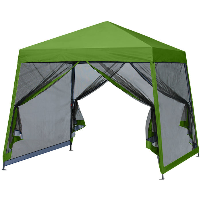Leisure Sports Stable Pop-Up Canopy Tent with Mosquito Netting - 8x8, 10x10, 11x11