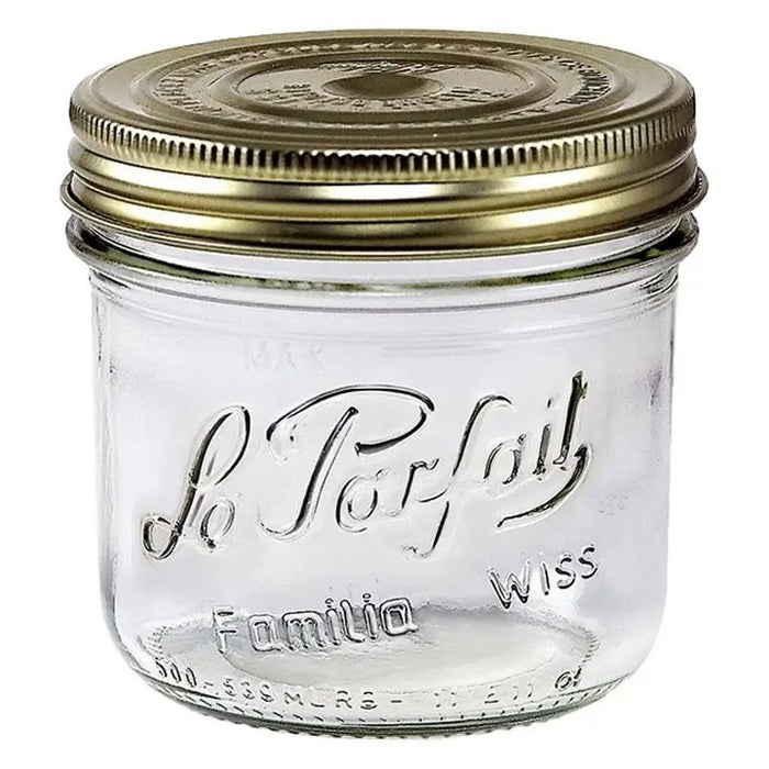 Mason Jar - Le Parfait with Screw Top Lids