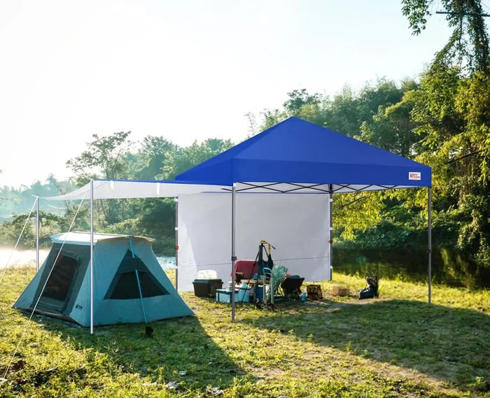 MASTERCANOPY 10x10 Pop-Up Canopy Tent with Two Shelters