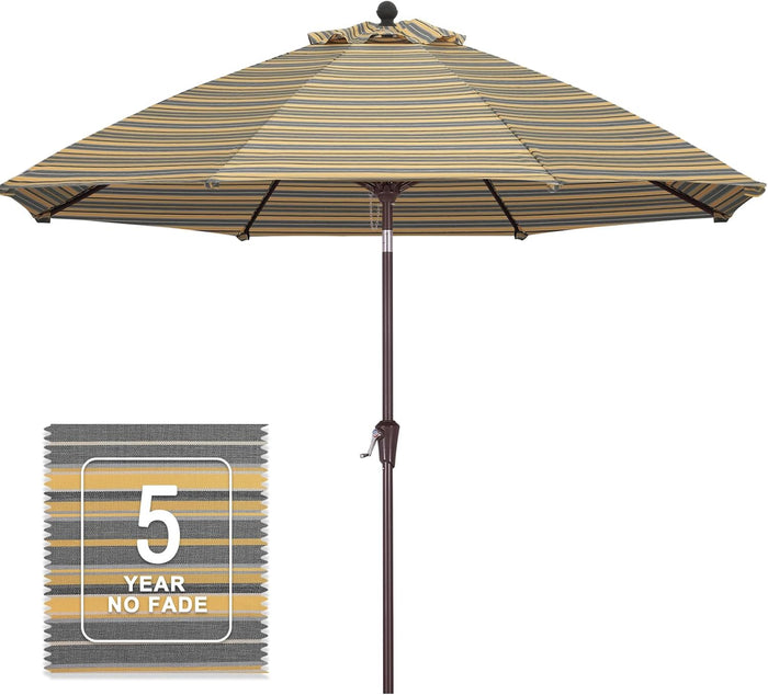 Gray & Yellow Multi-Stripes