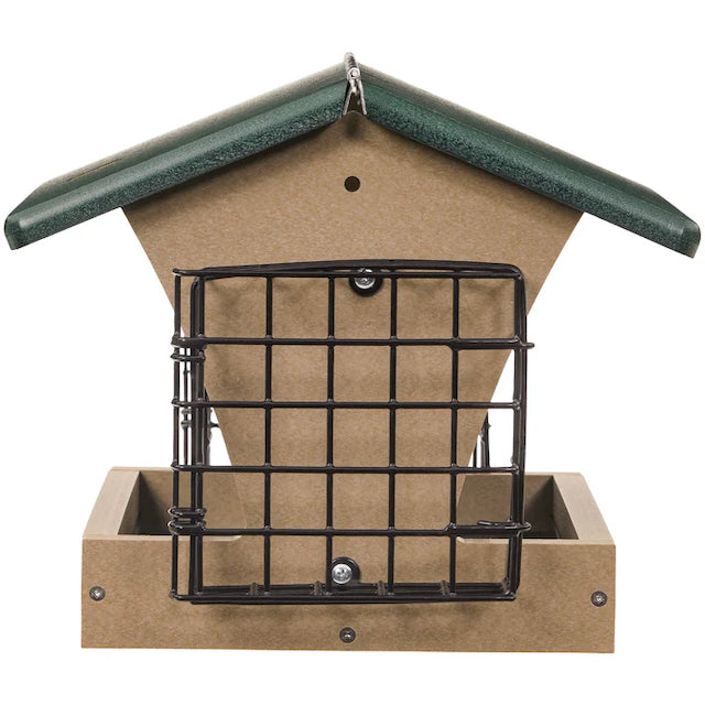 Medium Hopper Bird Feeder with Suet Cages