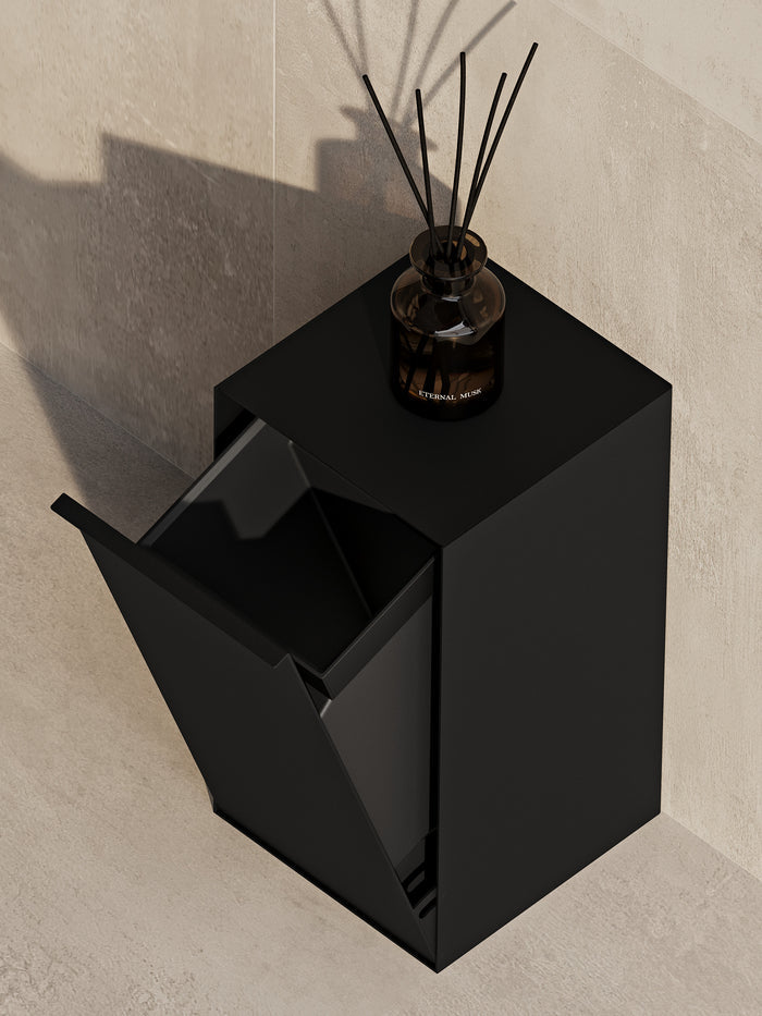 Metal Bathroom Trash Can