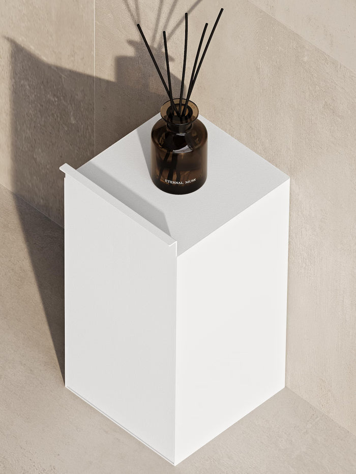 Metal Bathroom Trash Can