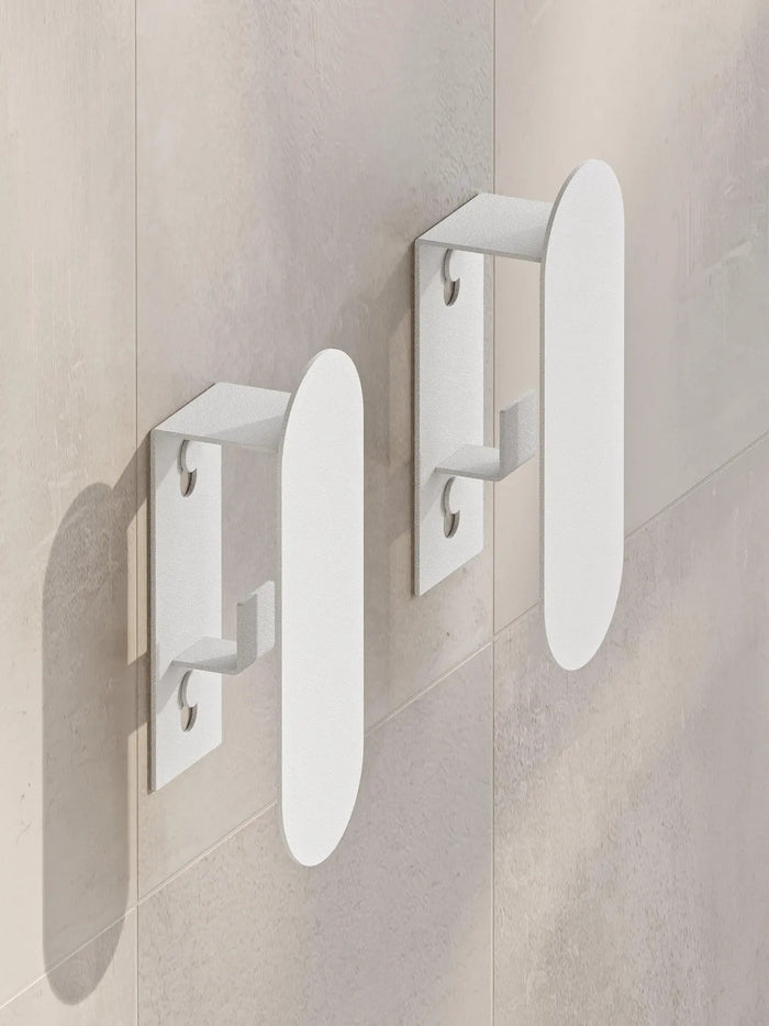Minimalist Steel Wall Hook – Modern Towel & Robe Hanger for Bathroom