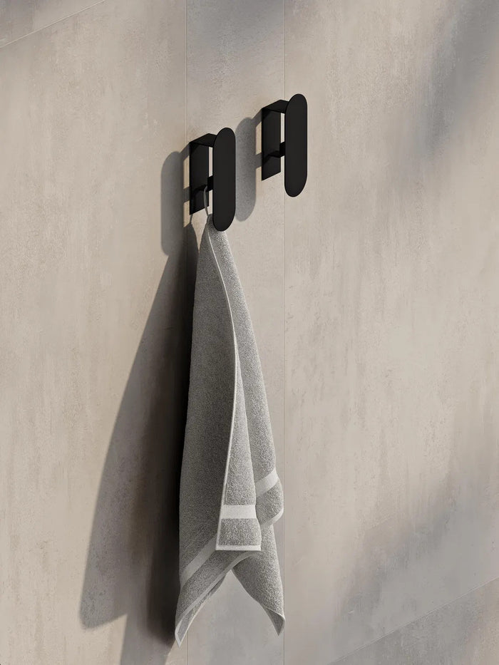 Minimalist Steel Wall Hook – Modern Towel & Robe Hanger for Bathroom