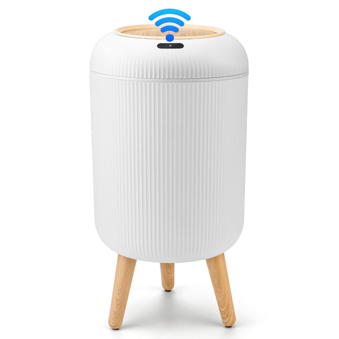 Motion Sensor Trash Can 10L for Bathroom, Touchless with Automatic Quiet Closing TG6110