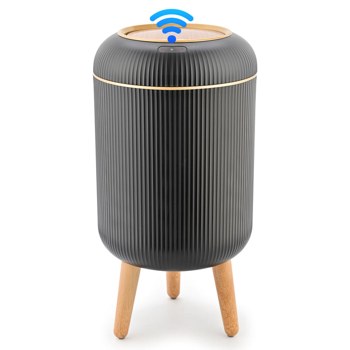 Motion Sensor Trash Can 10L for Bathroom, Touchless with Automatic Quiet Closing TG6110