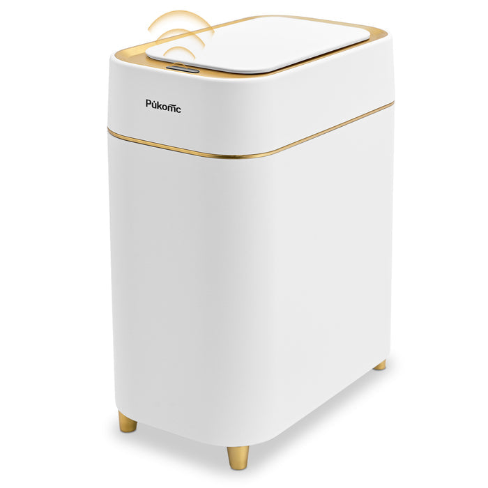 Motion Sensor Trash Can 9L Slim for Bathroom Narrow Spaces TG6190