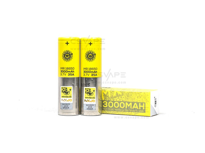 MXJO 18650  3000mAh 2-Pack