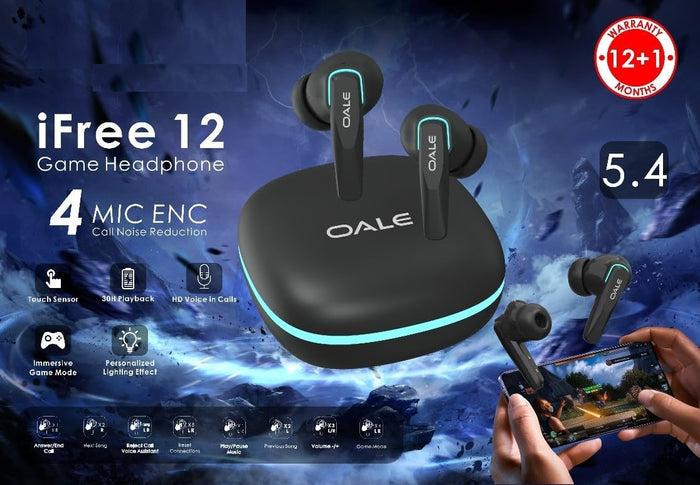 OALE iFree-12 Wireless Gaming Earbuds