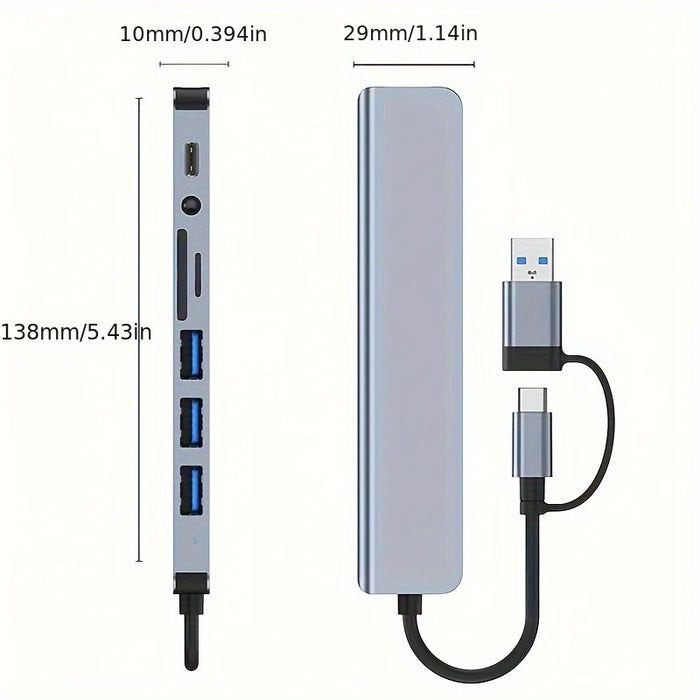OboDesk 8-in-1 USB-C Hub