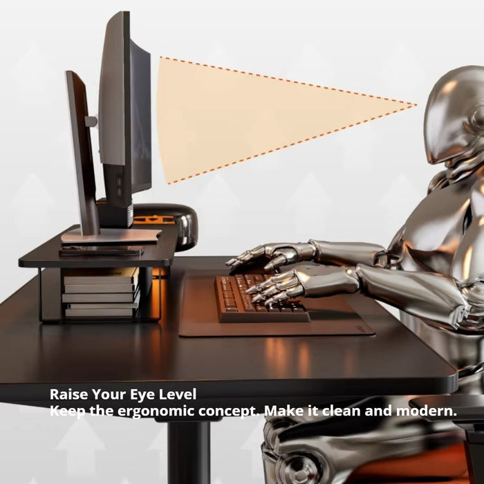 OboDesk Charging Cable - 100cm Large Monitor Stand Riser Wooden Desk Org...