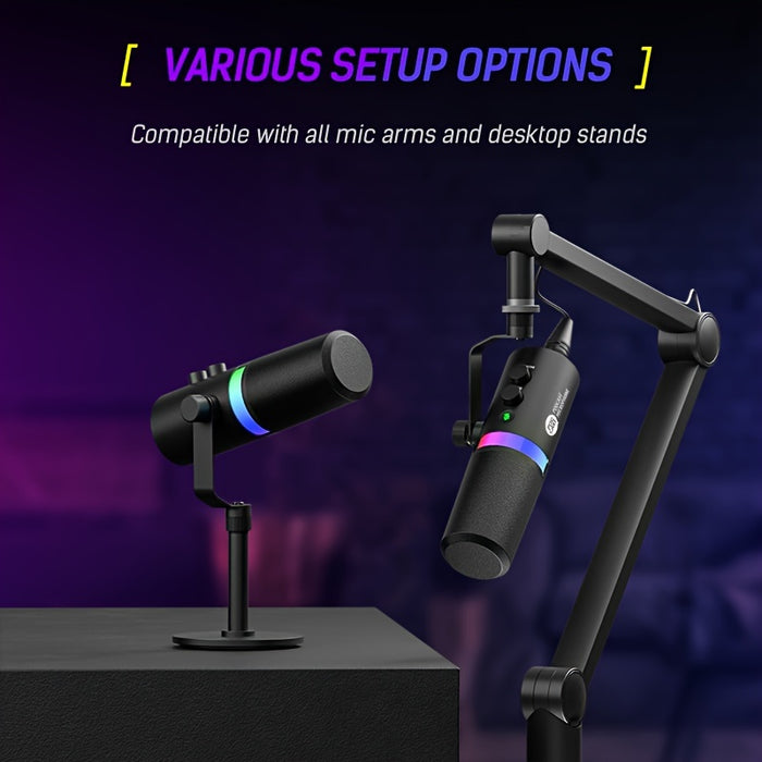 OboDesk SDMXLR/USB Dynamic Microphone, R...