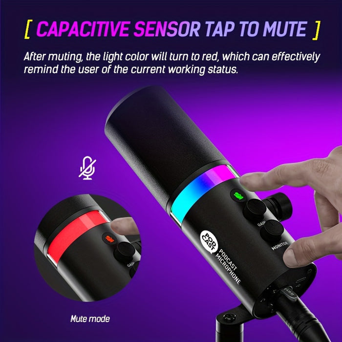 OboDesk SDMXLR/USB Dynamic Microphone, R...