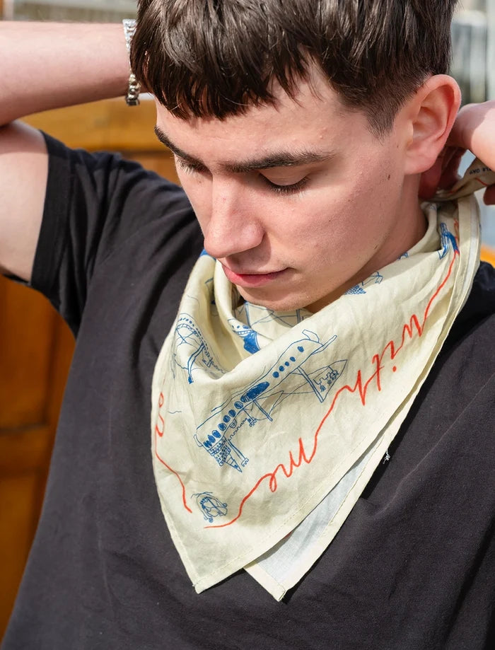 OHOY SCARF, YELLOW