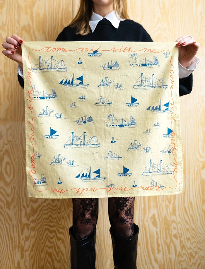 OHOY SCARF, YELLOW