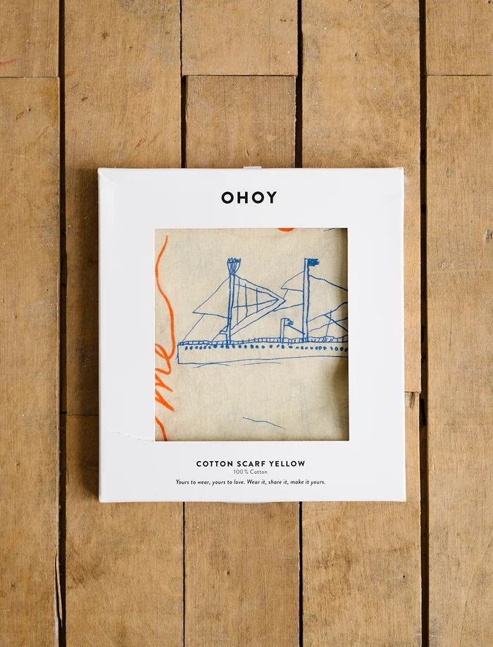 OHOY SCARF, YELLOW