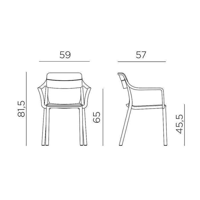 Outdoor Arm Chair Cassia - Maya