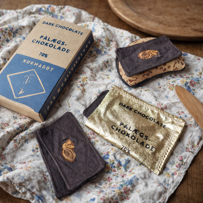 Pack of 4 Dark Chocolate Slices – Pålægschokolade