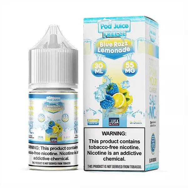 Pod Juice Salt Blue Razz Lemonade Freeze
