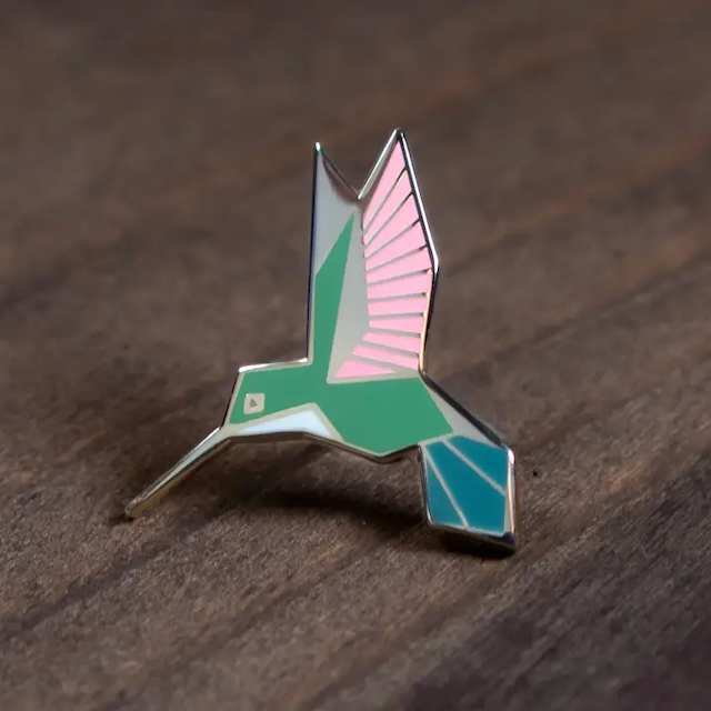 Prairi Lu Studio - Enameled Pins - Birds