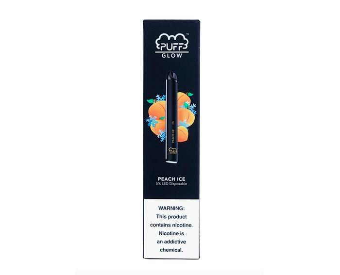 PUFF BAR GLOW PEACH ICE DISPOSABLE POD SYSTEM