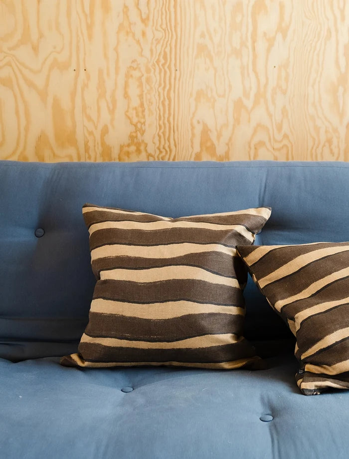 RAND CUSHION COVER, BROWN 48x48 CM