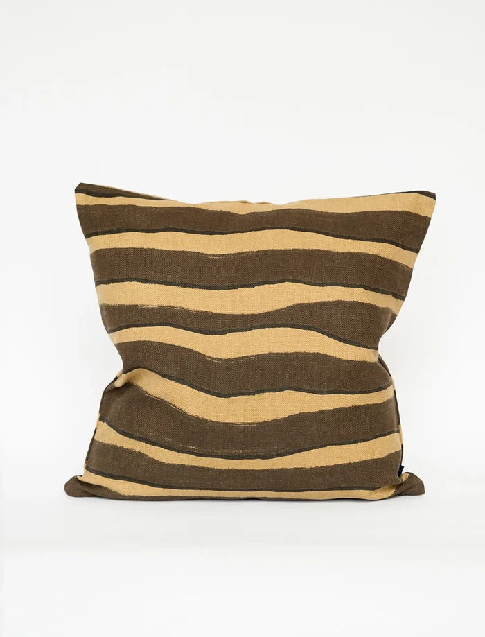 RAND CUSHION COVER, BROWN 48x48 CM