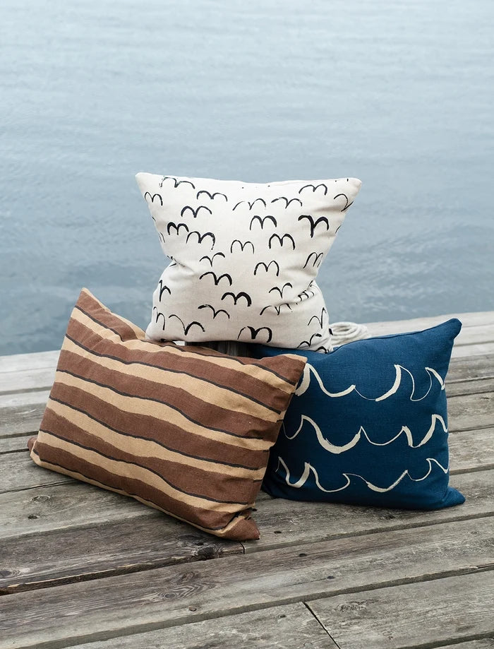 RAND CUSHION COVER, BROWN 68x48 CM