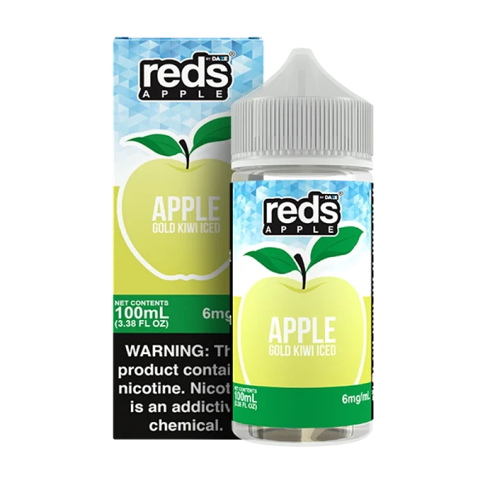Reds E-juice 100ml Gold Kiwi Iced