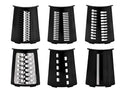 Replacement Blade Set for Rotary Cheese Grater A911 - 10Pcs Replacement Blades + Storage Box