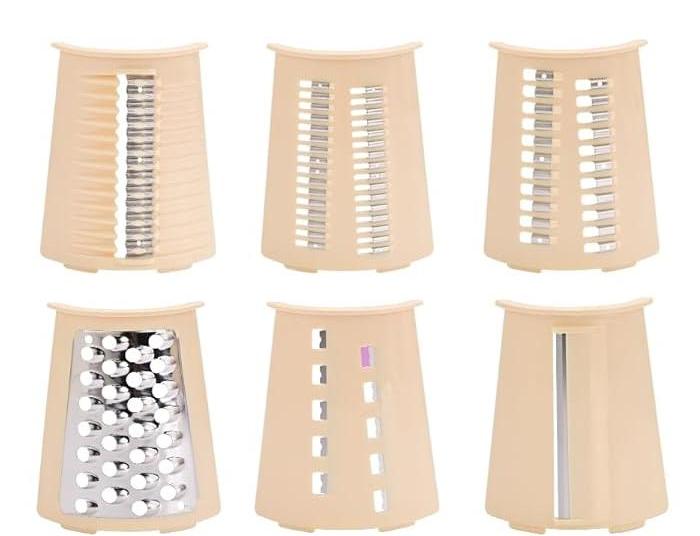 Replacement Blade Set for Rotary Cheese Grater A911 - 10Pcs Replacement Blades + Storage Box