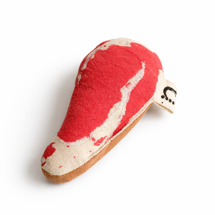 Ribeye Steak Toy – Raw & Cooked Sides - 1 Pcs