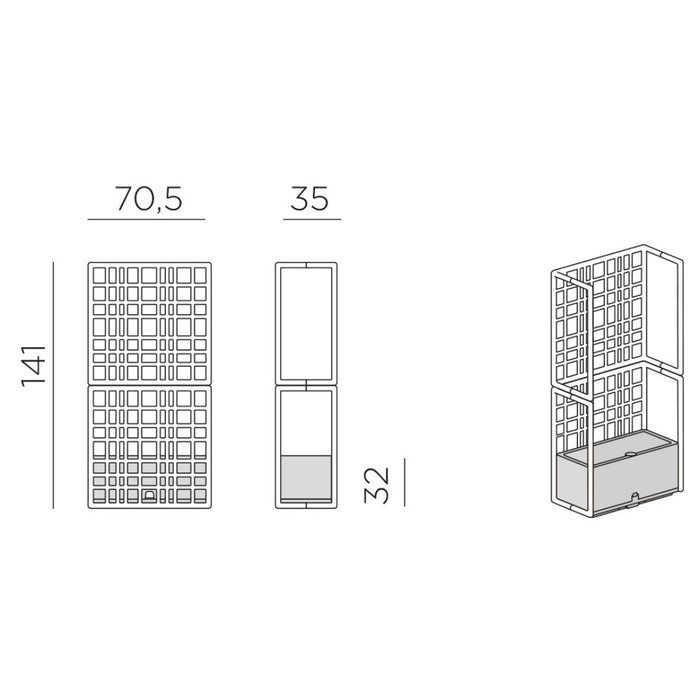 Sipario 2 Modular Partition - Terra