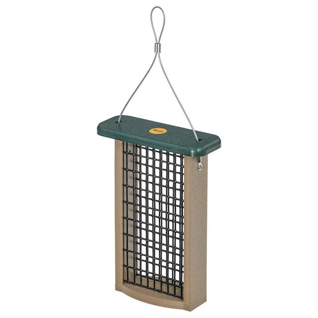 Suet Feeder - Recycled 2-Cake Vertical