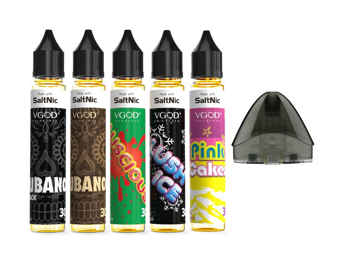 Suroin Drop Pod and SaltNic E-Liquid Combo
