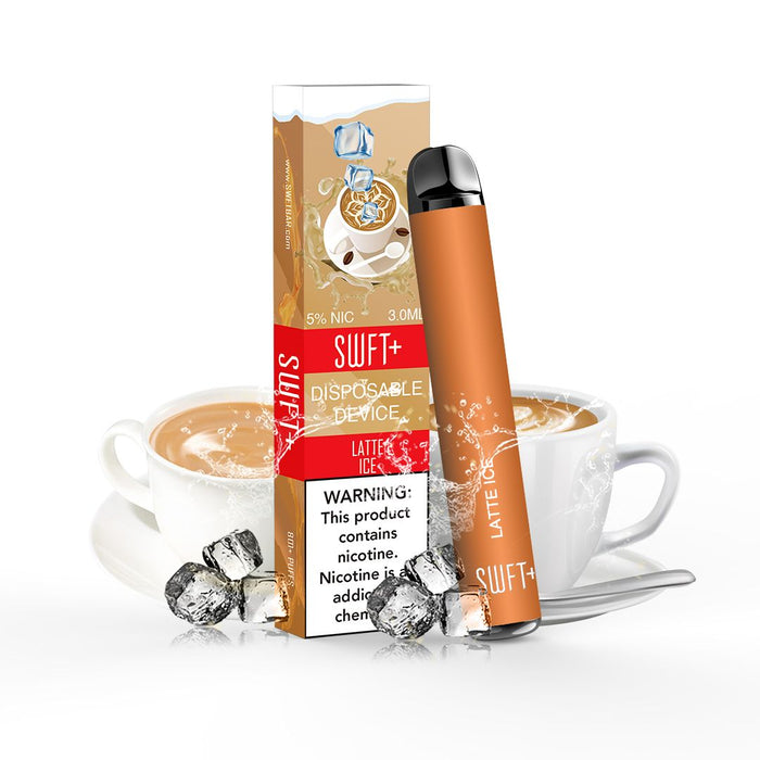 SWFT Plus + Bar 5% Disposable Device, Latte Ice