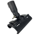 Black TapeTech Finishing Knife Handle Adapter with a D-shape fitting, wing nut, and cam locks
