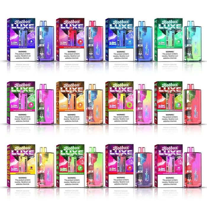 The Puff Brands Hotbox LUXE 12000 Puff Disposable
