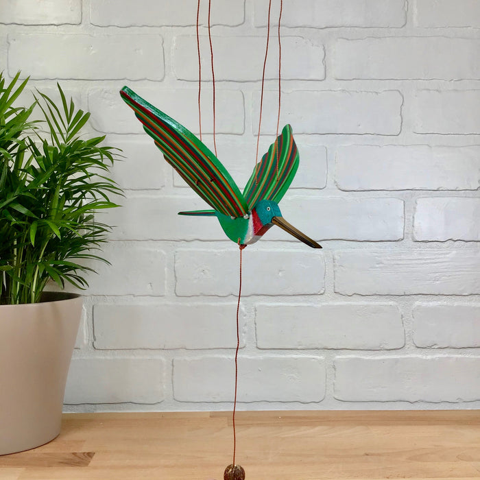 Ruby Throated Hummingbird (8in Wingspan)