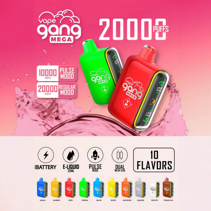 Vape Gang MEGA 20,000 Puffs Disposable Vape