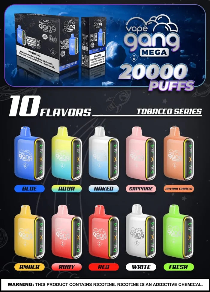 Vape Gang MEGA 20,000 Puffs Disposable Vape