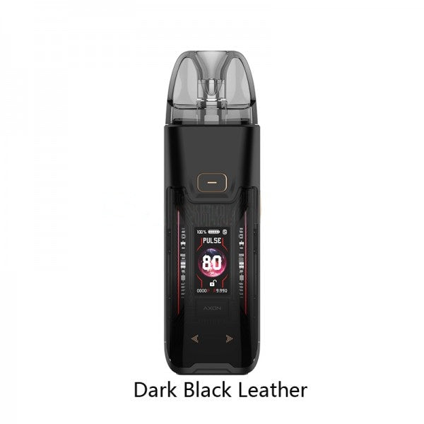 Dark Black Leather
